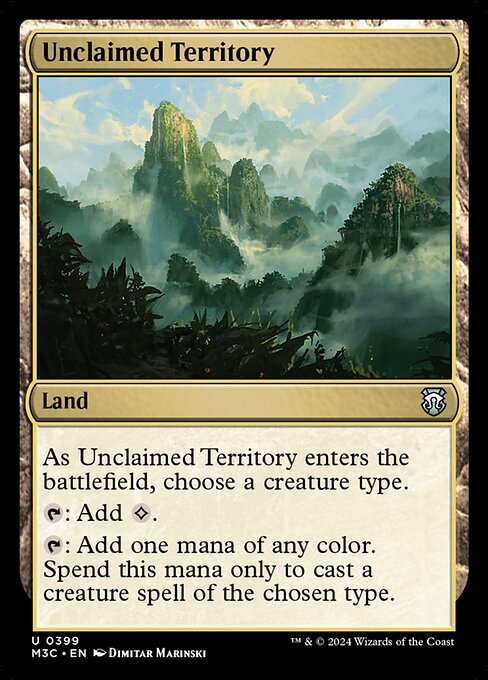 Unclaimed Territory (Ripple Foil) - Commander: Modern Horizons 3 - U - 399