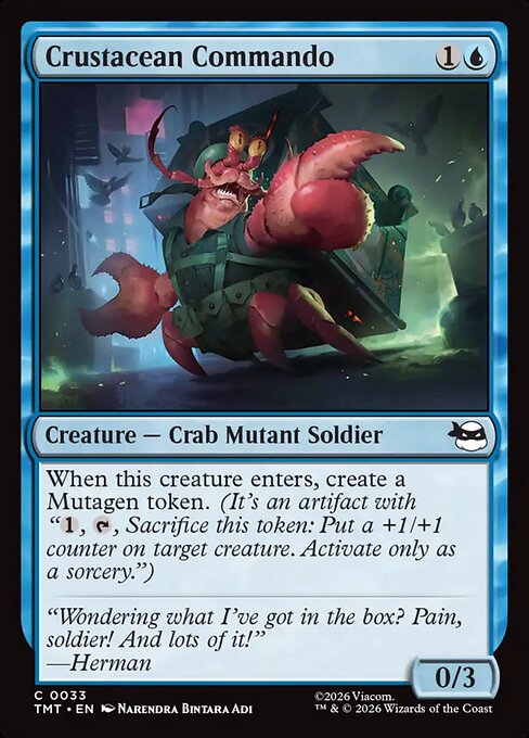 Crustacean Commando - Teenage Mutant Ninja Turtles - C - 33