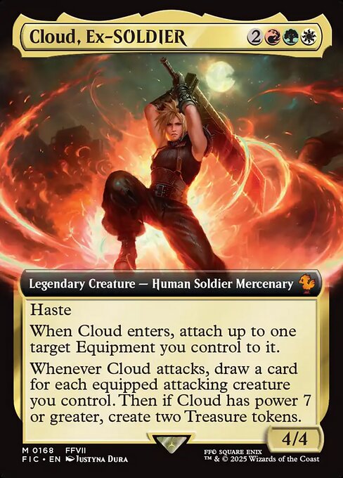 Cloud, Ex-SOLDIER (Extended Art) - Commander: FINAL FANTASY - M - 168