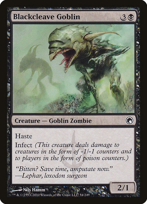 Blackcleave Goblin - Scars of Mirrodin - C - 54