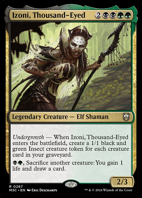 Izoni, Thousand-Eyed (Ripple Foil) - Commander: Modern Horizons 3 - R - 267