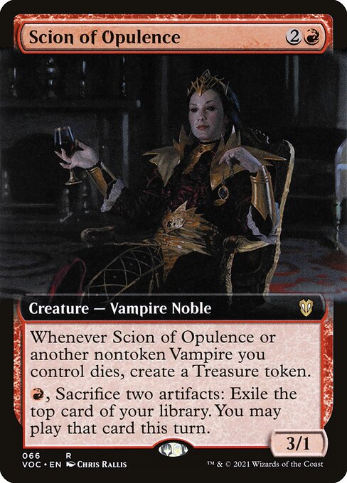 Scion of Opulence (Extended Art) - Commander: Innistrad: Crimson Vow - R - 66