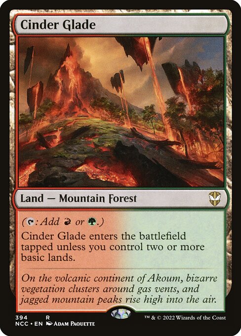 Cinder Glade - Commander: Streets of New Capenna - R - 394