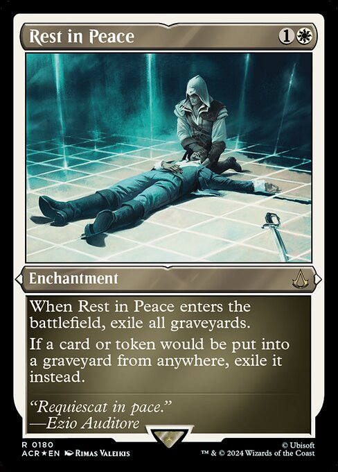 Rest in Peace (Foil Etched) - Universes Beyond: Assassin's Creed - R - 180