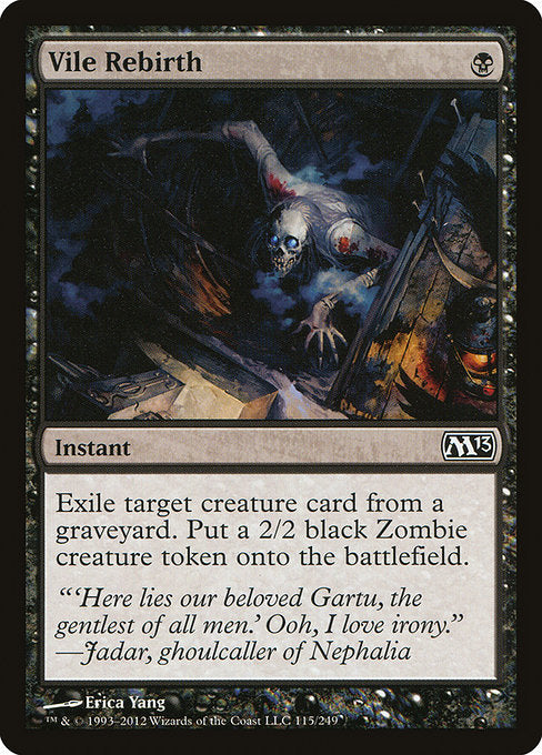 Vile Rebirth - Magic 2013 (M13) - C - 115