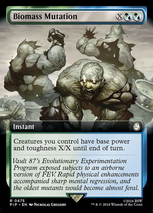Biomass Mutation (Extended Art) - Universes Beyond: Fallout - R - 475