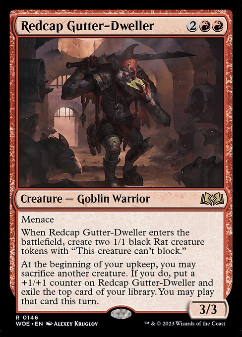 Redcap Gutter-Dweller - Wilds of Eldraine - R - 146