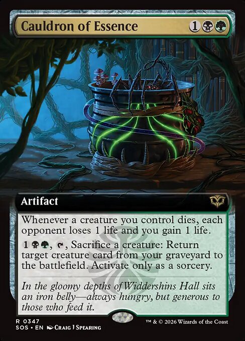 Cauldron of Essence (Extended Art) - Secrets of Strixhaven - R - 347