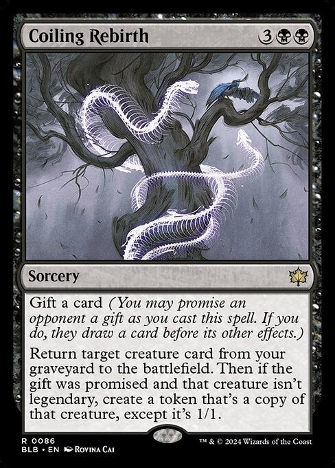 Coiling Rebirth - Bloomburrow - R - 86