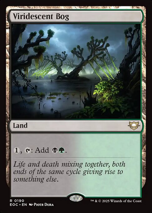 Viridescent Bog - Commander: Edge of Eternities - R - 190