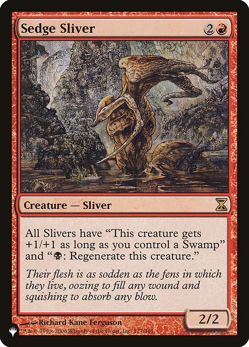 Sedge Sliver - The List Reprints - R - 177/301