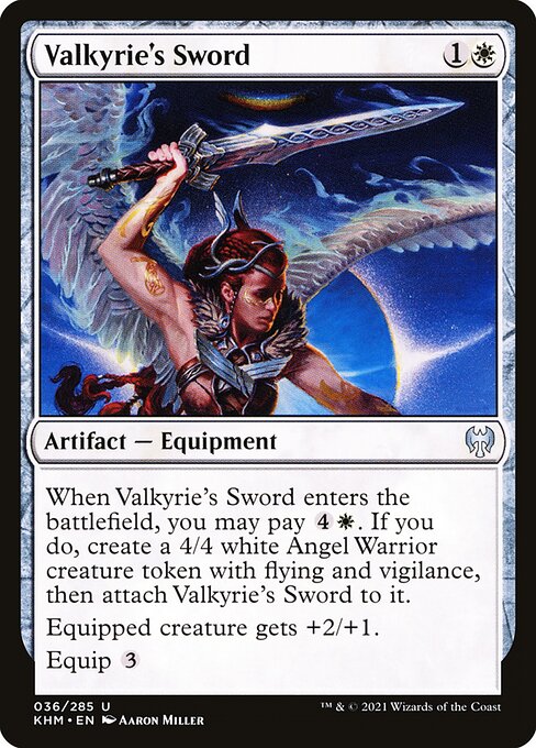 Valkyrie's Sword - Kaldheim - U - 36