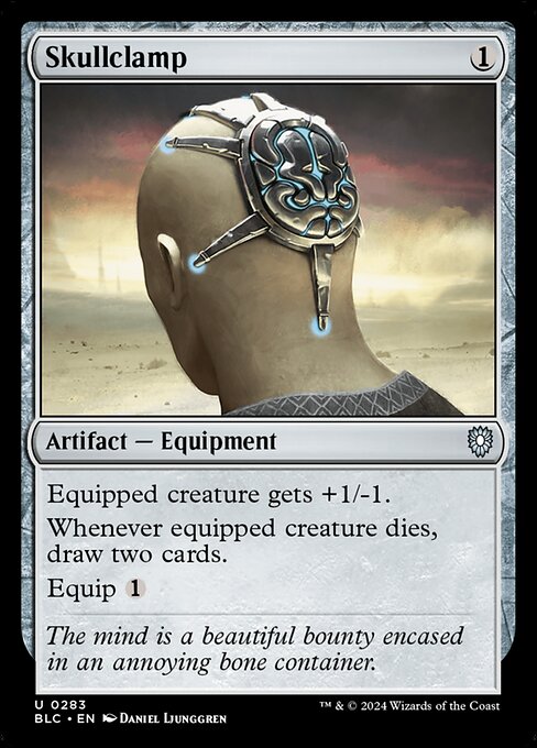 Skullclamp - Commander: Bloomburrow - U - 283