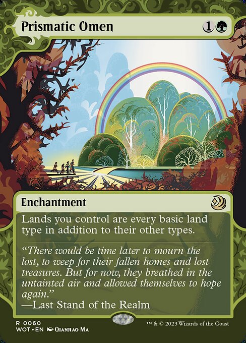 Prismatic Omen - Wilds of Eldraine: Enchanting Tales - R - 60