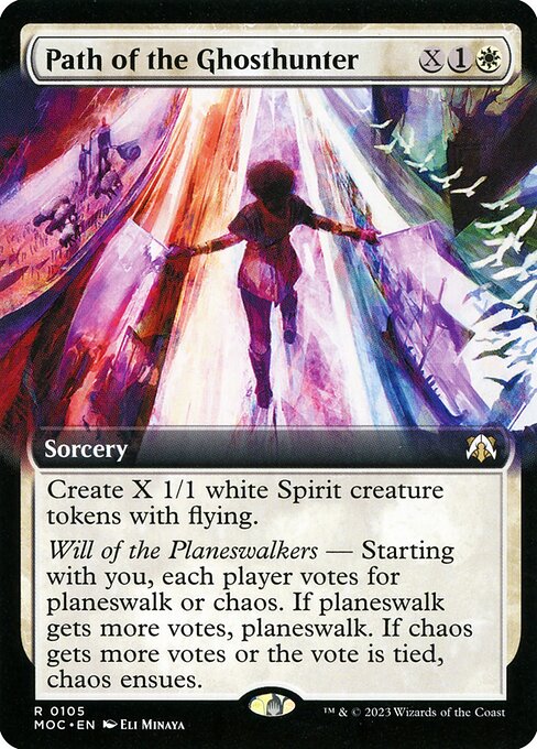 Path of the Ghosthunter (Extended Art) - Commander: March of the Machine - R - 105