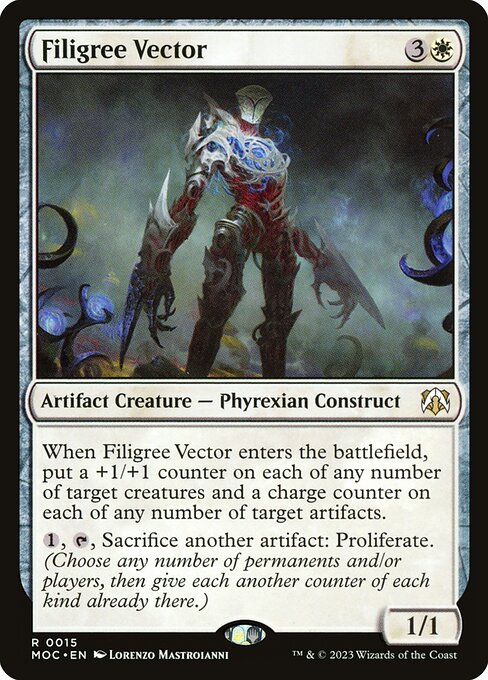 Filigree Vector - Commander: March of the Machine - R - 15