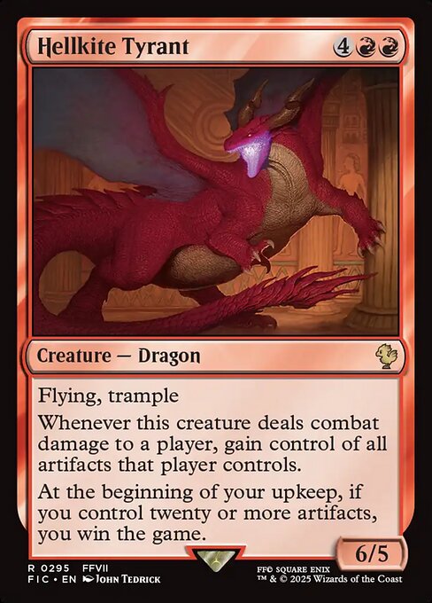 Hellkite Tyrant (Surge Foil) - Commander: FINAL FANTASY - R - 295