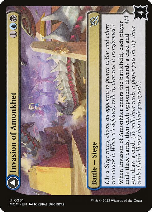 Invasion of Amonkhet - March of the Machine - U - 231