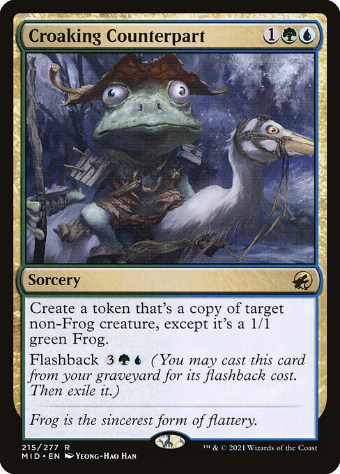 Croaking Counterpart - Innistrad: Midnight Hunt - R - 215