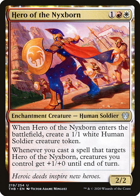 Hero of the Nyxborn - Theros Beyond Death - U - 219