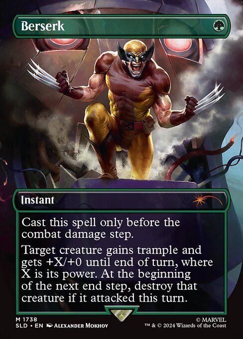 Berserk (1738) (Rainbow Foil) - Secret Lair Drop Series - M - 1738
