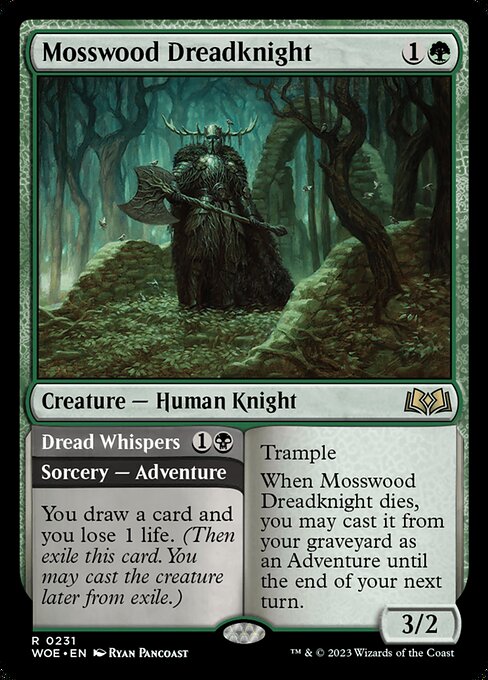 Mosswood Dreadknight - Wilds of Eldraine - R - 231