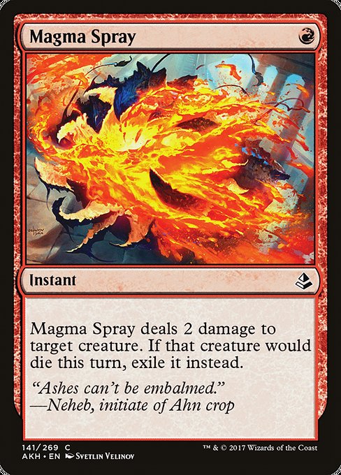 Magma Spray - Amonkhet - C - 141
