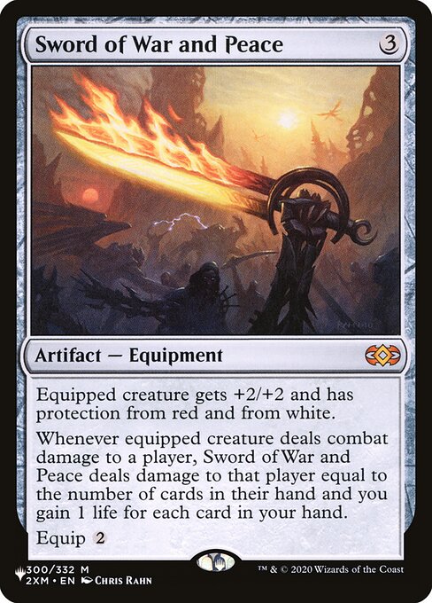 Sword of War and Peace - The List Reprints - M - 300/332