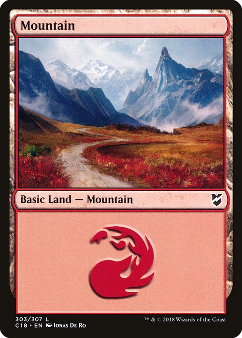 Mountain (303) - Commander 2018 - L - 303