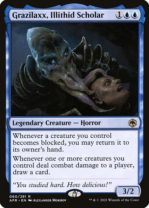 Grazilaxx, Illithid Scholar - Adventures in the Forgotten Realms - R - 60