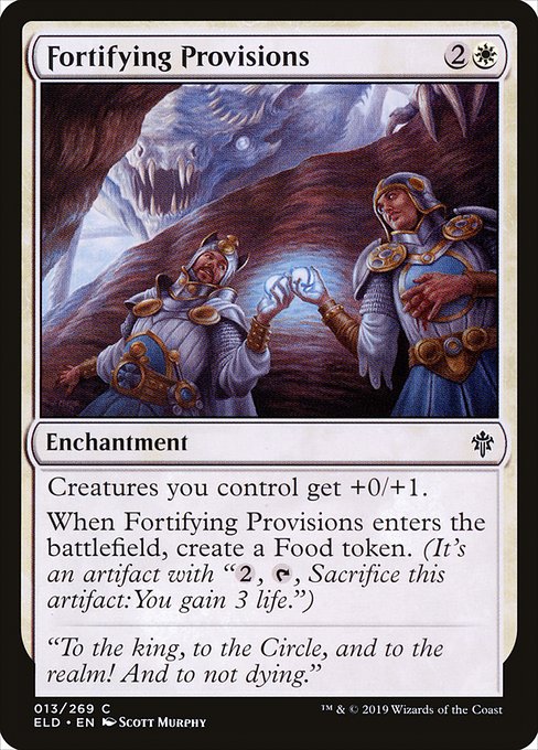 Fortifying Provisions - Throne of Eldraine - C - 13
