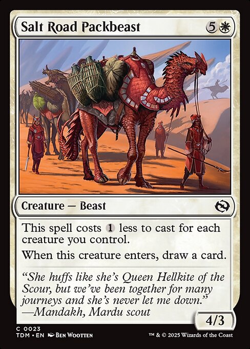 Salt Road Packbeast - Tarkir: Dragonstorm - C - 23