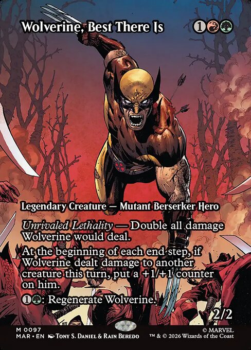 Wolverine, Best There Is (Borderless) - Marvel Universe Eternal-Legal - M - 97
