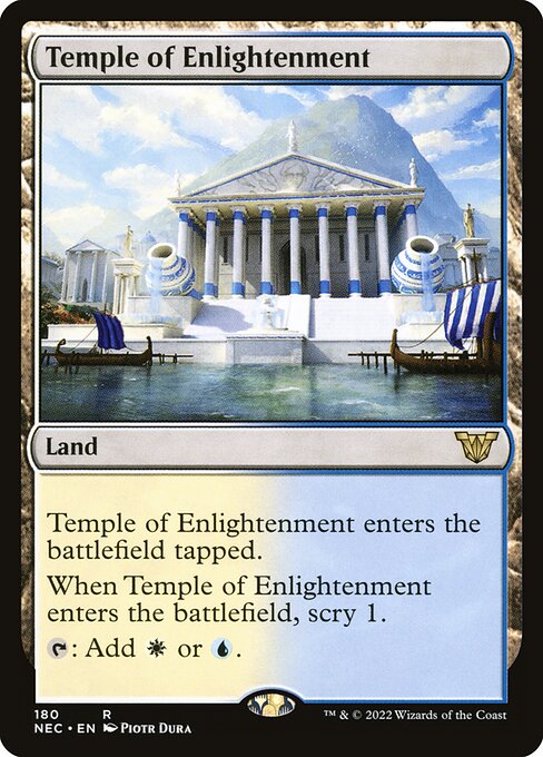 Temple of Enlightenment - Commander: Kamigawa: Neon Dynasty - R - 180