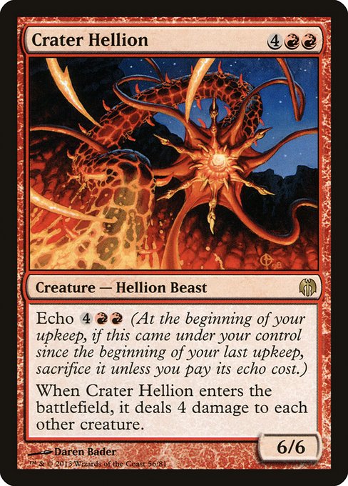 Crater Hellion - Duel Decks: Heroes vs. Monsters - R - 56