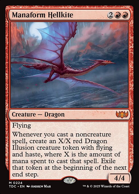 Manaform Hellkite - Commander: Tarkir: Dragonstorm - M - 224