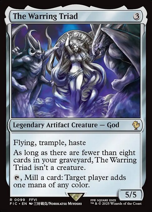 The Warring Triad (Surge Foil) - Commander: FINAL FANTASY - R - 99
