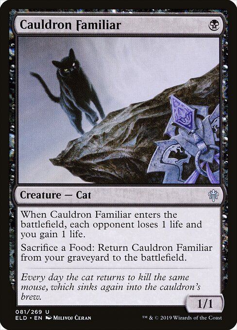 Cauldron Familiar - Throne of Eldraine - U - 81