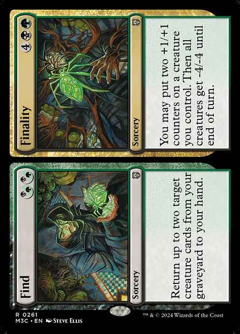 Find // Finality (Ripple Foil) - Commander: Modern Horizons 3 - R - 261