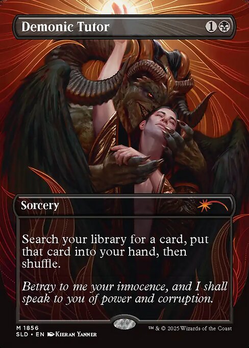 Demonic Tutor - Secret Lair Drop Series - M - 1856