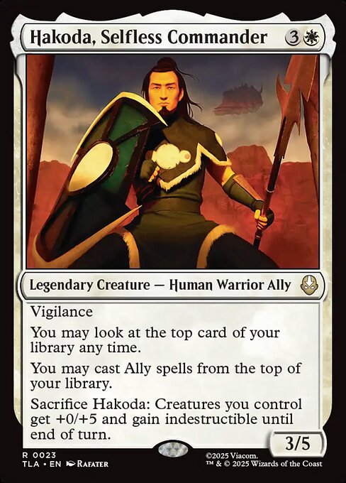 Hakoda, Selfless Commander - Avatar: The Last Airbender - R - 23