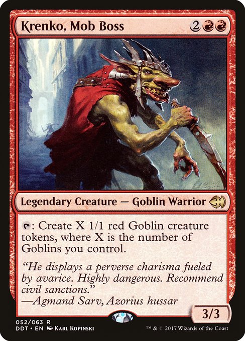 Krenko, Mob Boss - The List Reprints - R - 52