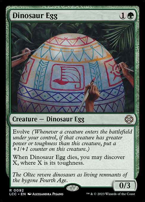 Dinosaur Egg - Commander: The Lost Caverns of Ixalan - R - 92