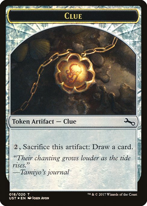 Clue Token - Unstable - T - 18