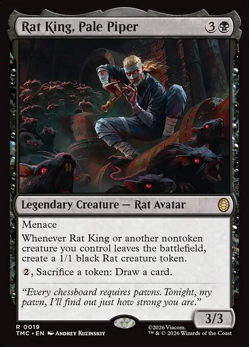 Rat King, Pale Piper - Commander: Teenage Mutant Ninja Turtles - R - 19