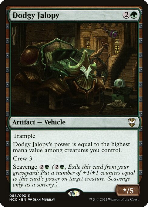 Dodgy Jalopy - Commander: Streets of New Capenna - R - 58