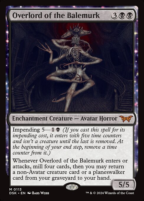 Overlord of the Balemurk - Duskmourn: House of Horror - M - 113