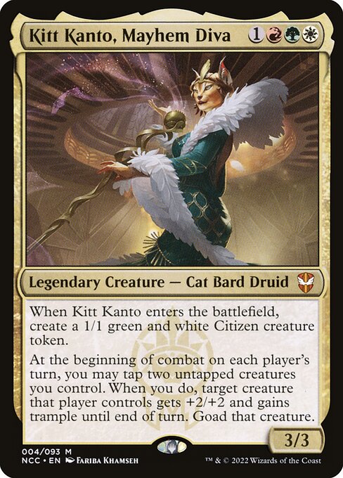 Kitt Kanto, Mayhem Diva - Commander: Streets of New Capenna - M - 4