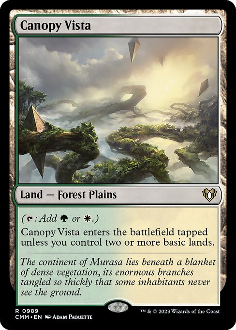 Canopy Vista - Commander Masters - R - 989