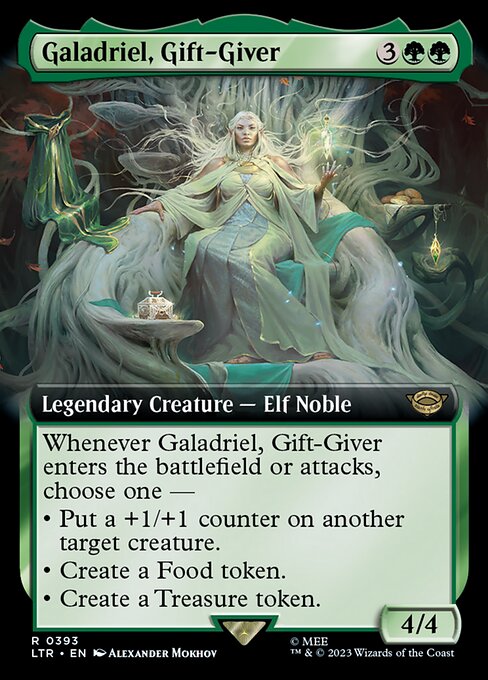 Galadriel, Gift-Giver (Extended Art) - Universes Beyond: The Lord of the Rings: Tales of Middle-earth - R - 393
